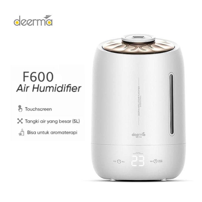 Deerma Humidifier Timing With Intelligent Touch Screen 5 Liter - F600